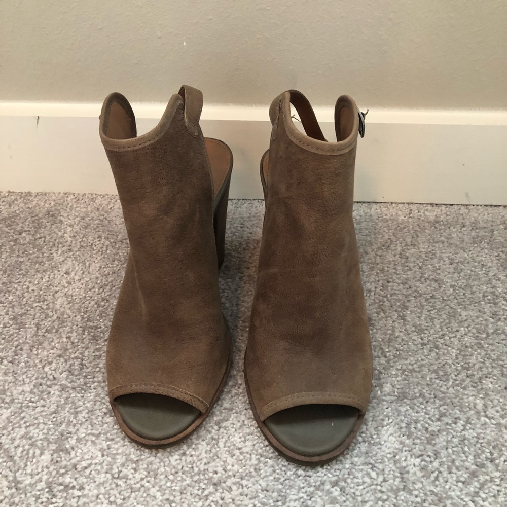 Lucky Brand open toe booties